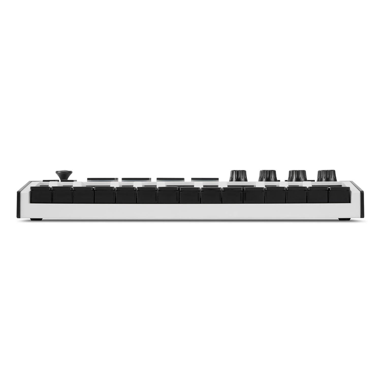 MPK Mini MK3 25 Key USB MIDI Keyboard Controller with 8 Backlit Drum Pads, 8 Knobs and Music Production Software, White